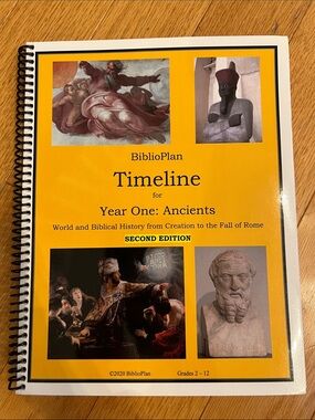 Biblioplan Timeline Year 1 Ancients 2nd Edition